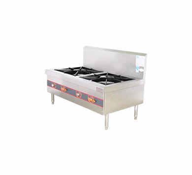 Double-headed short soup stove