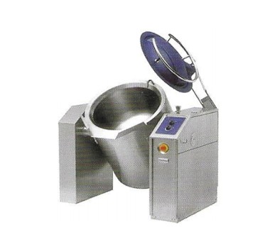 Electric tiltable indirect heating soup pot